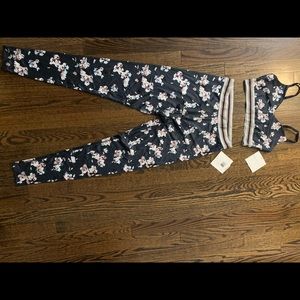 NWT Beyond Yoga Floral Activewear Set